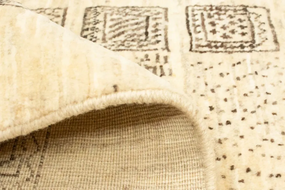 Tapete Gabbeh - Persa - 150 x 87 cm - bege