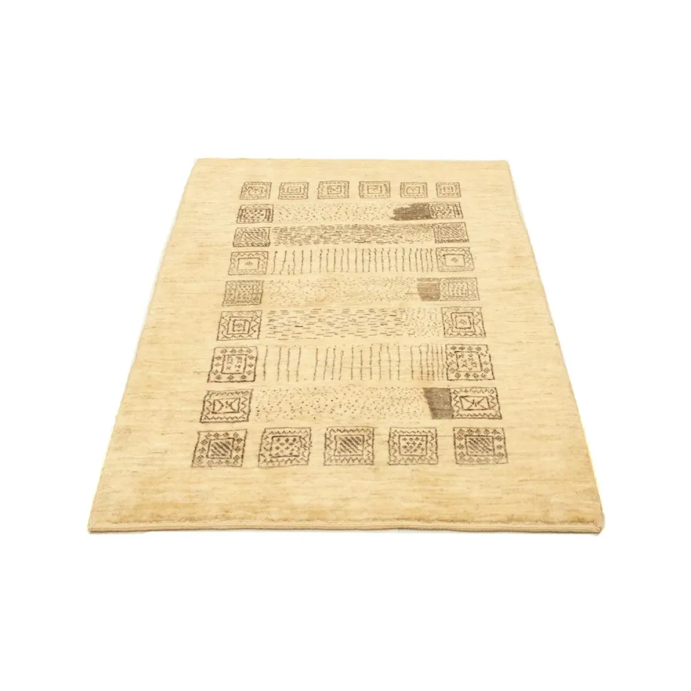 Tapete Gabbeh - Persa - 150 x 87 cm - bege