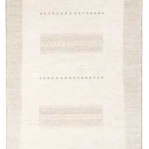Tapete Gabbeh - Persa - 151 x 100 cm - bege claro