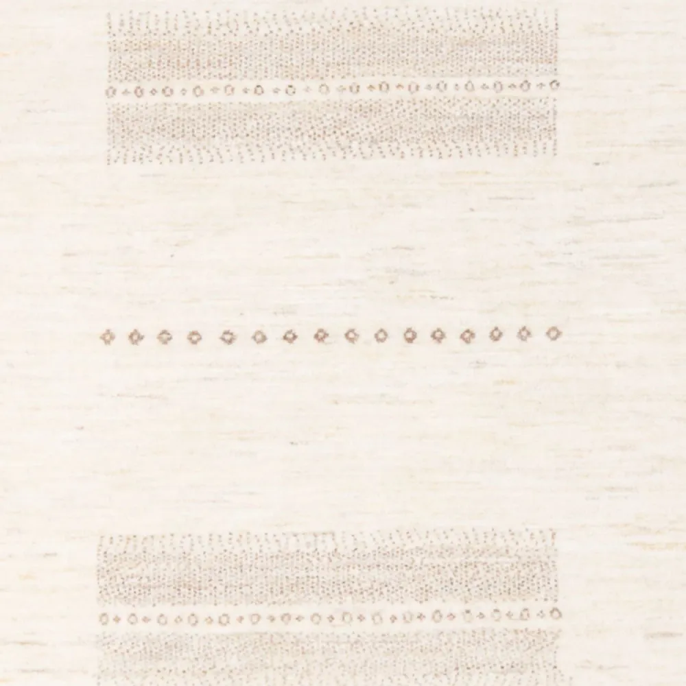 Tapete Gabbeh - Persa - 151 x 100 cm - bege claro