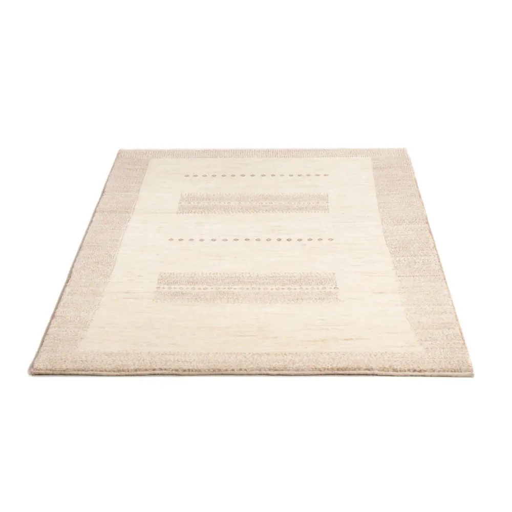 Tapete Gabbeh - Persa - 151 x 100 cm - bege claro