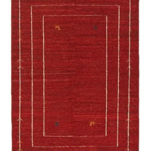 Tapete Gabbeh - Persa - 173 x 114 cm - vermelho