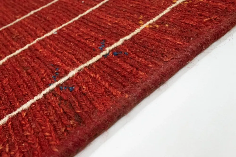 Tapete Gabbeh - Persa - 173 x 114 cm - vermelho