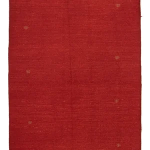 Tapete Gabbeh - Persa - 194 x 140 cm - vermelho
