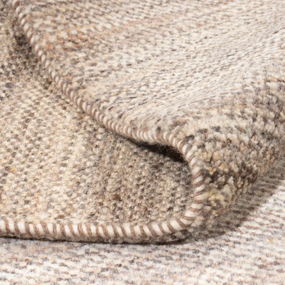Tapete Gabbeh - Persa - 194 x 154 cm - bege escuro