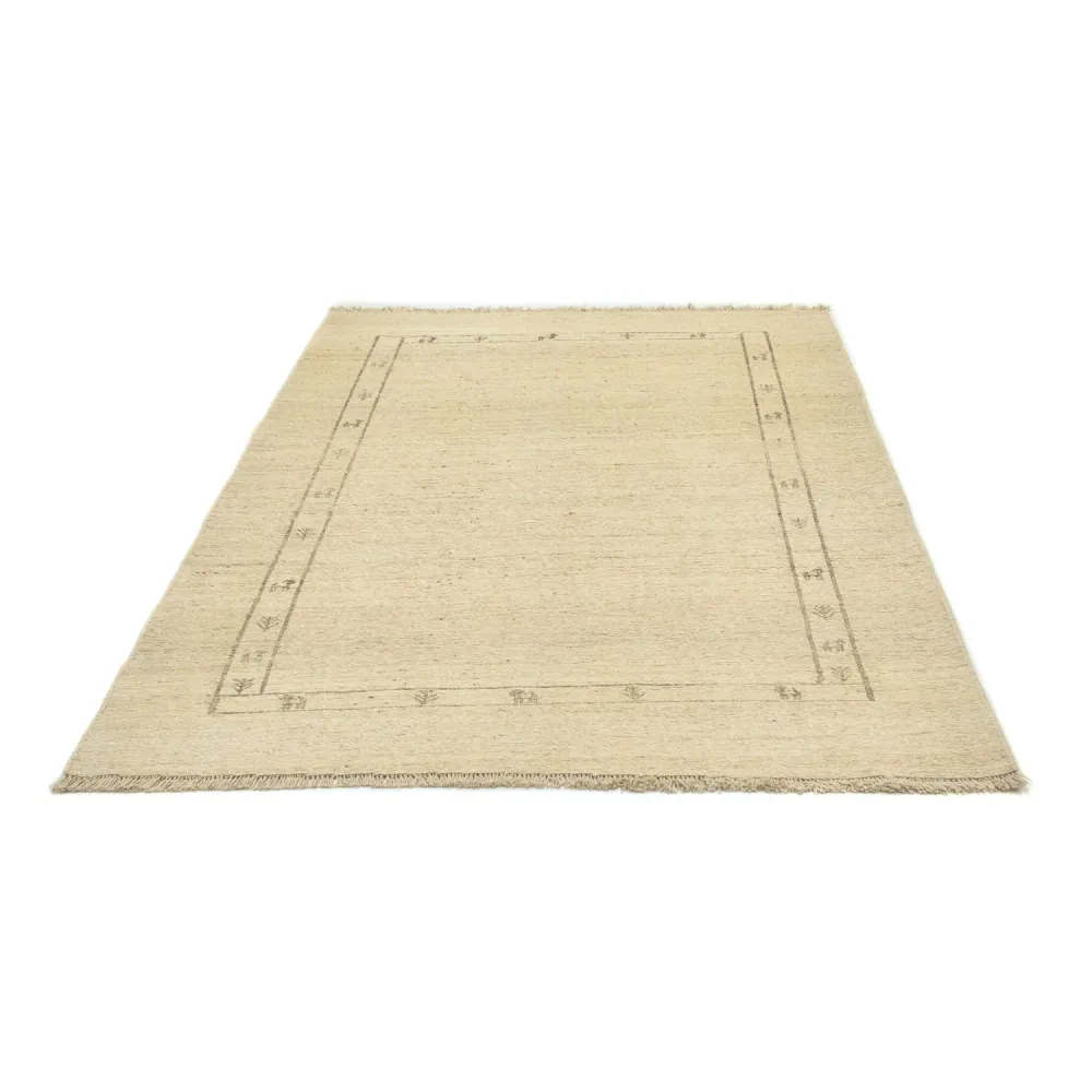 Tapete Gabbeh - Persa - 197 x 147 cm - bege