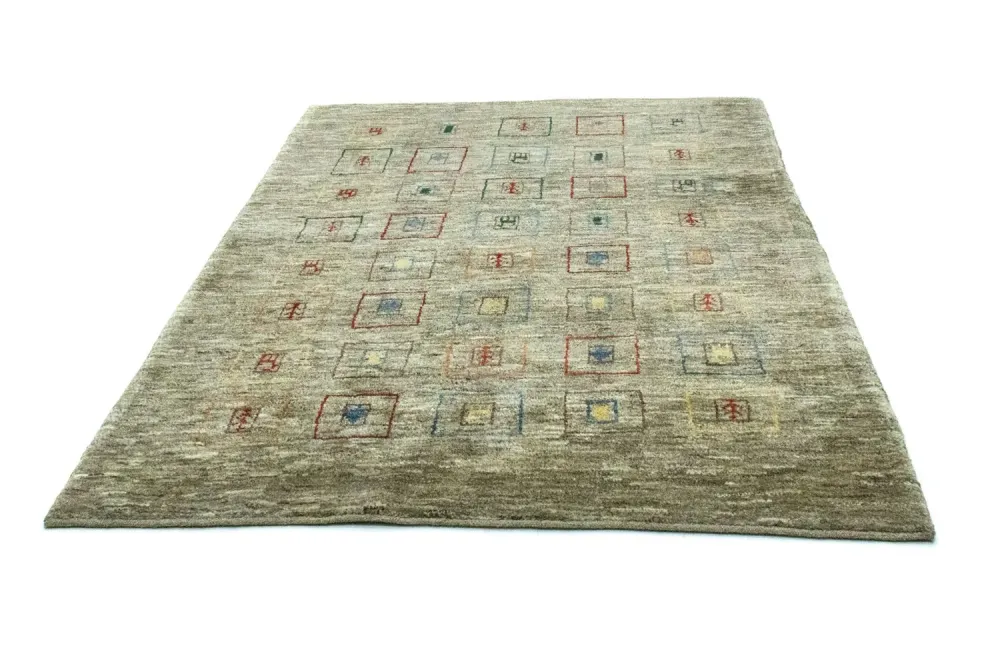 Tapete Gabbeh - Persa - 206 x 154 cm - multicolorido