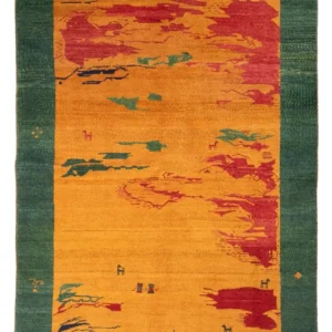 Tapete Gabbeh - Persa - 207 x 163 cm - multicolorido