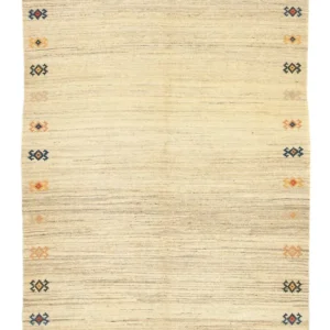 Tapete Gabbeh - Persa - 208 x 152 cm - bege