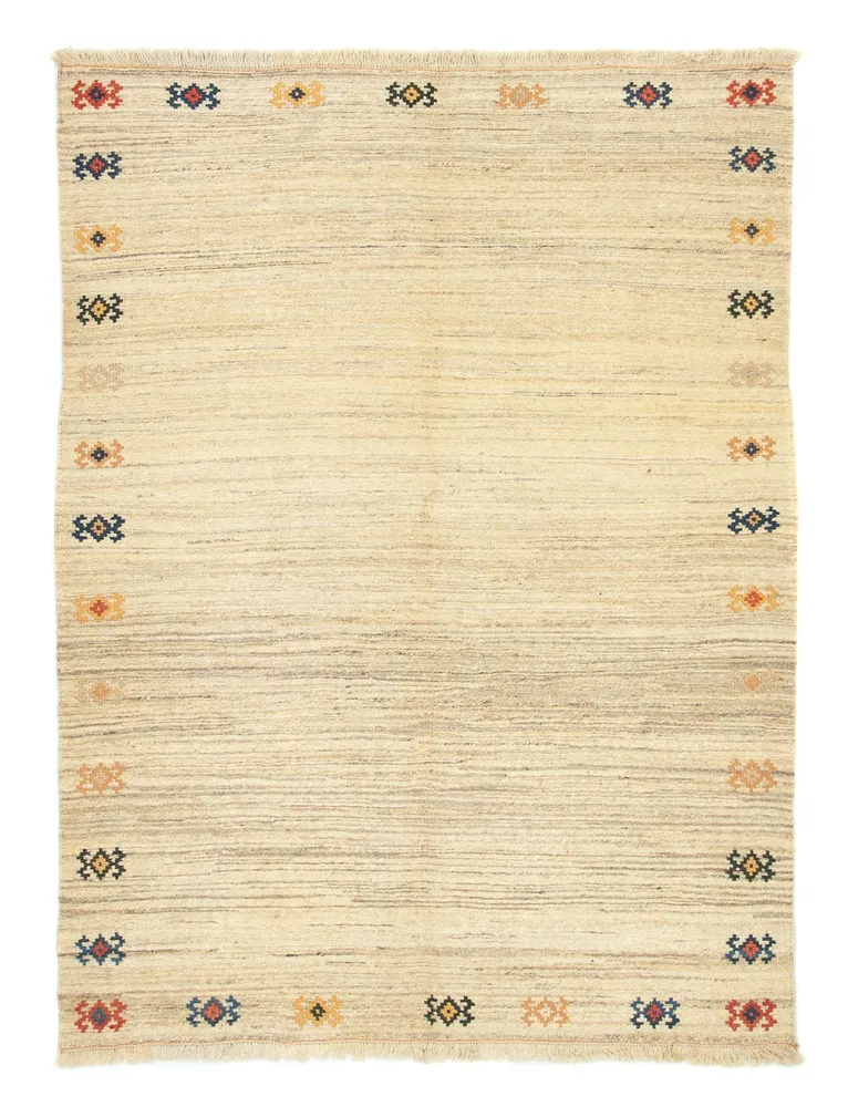 Tapete Gabbeh - Persa - 208 x 152 cm - bege