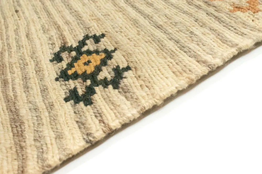 Tapete Gabbeh - Persa - 208 x 152 cm - bege