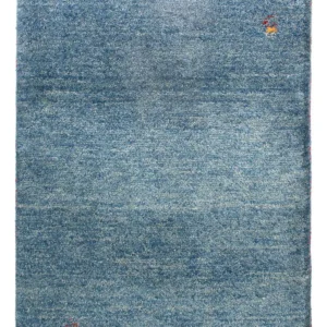 Tapete Gabbeh - Persa - 85 x 61 cm - azul-mar