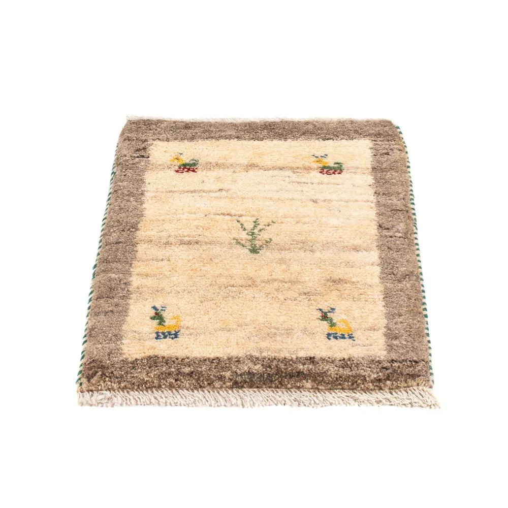 Tapete Gabbeh - Persa - 60 x 40 cm - bege