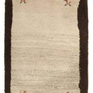 Tapete Gabbeh - Persa - 85 x 57 cm - bege