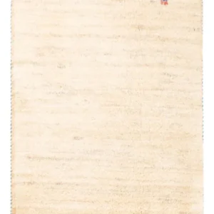 Tapete Gabbeh - Persa - 85 x 60 cm - bege claro