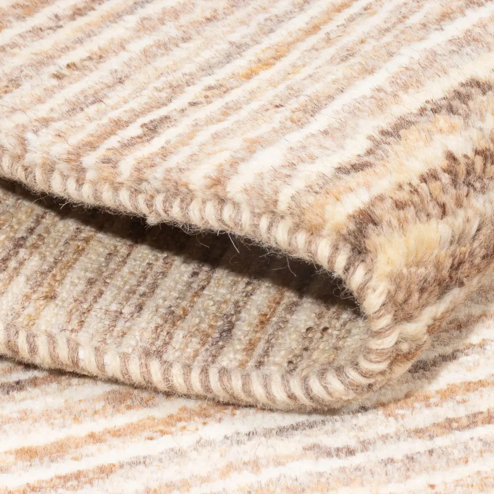 Tapete Gabbeh - Persa - 90 x 58 cm - bege escuro
