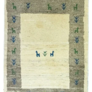 Tapete Gabbeh - Persa - 88 x 67 cm - multicolorido