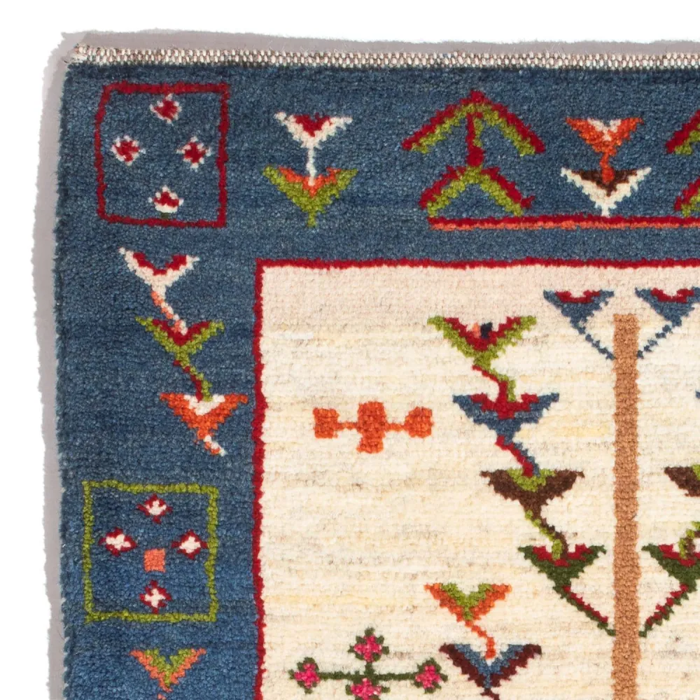 Tapete Gabbeh - Persa - 92 x 63 cm - multicolorido