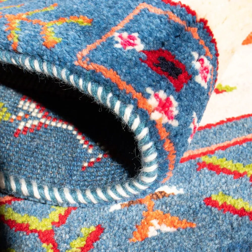 Tapete Gabbeh - Persa - 92 x 63 cm - multicolorido