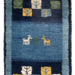 Tapete Gabbeh - Persa - 60 x 40 cm - multicolorido