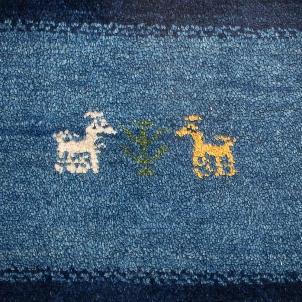 Tapete Gabbeh - Persa - 60 x 40 cm - multicolorido