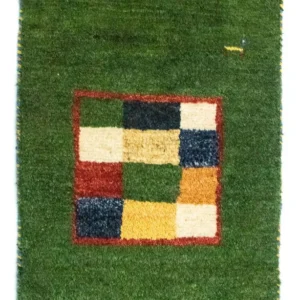Tapete Gabbeh - Persa - 60 x 40 cm - verde