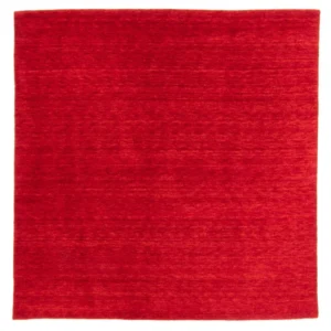 Tapete Gabbeh - Softy praç - 200 x 200 cm - vermelho