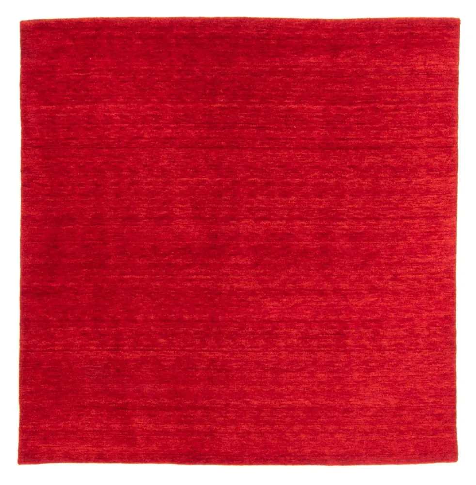 Tapete Gabbeh - Softy praç - 200 x 200 cm - vermelho