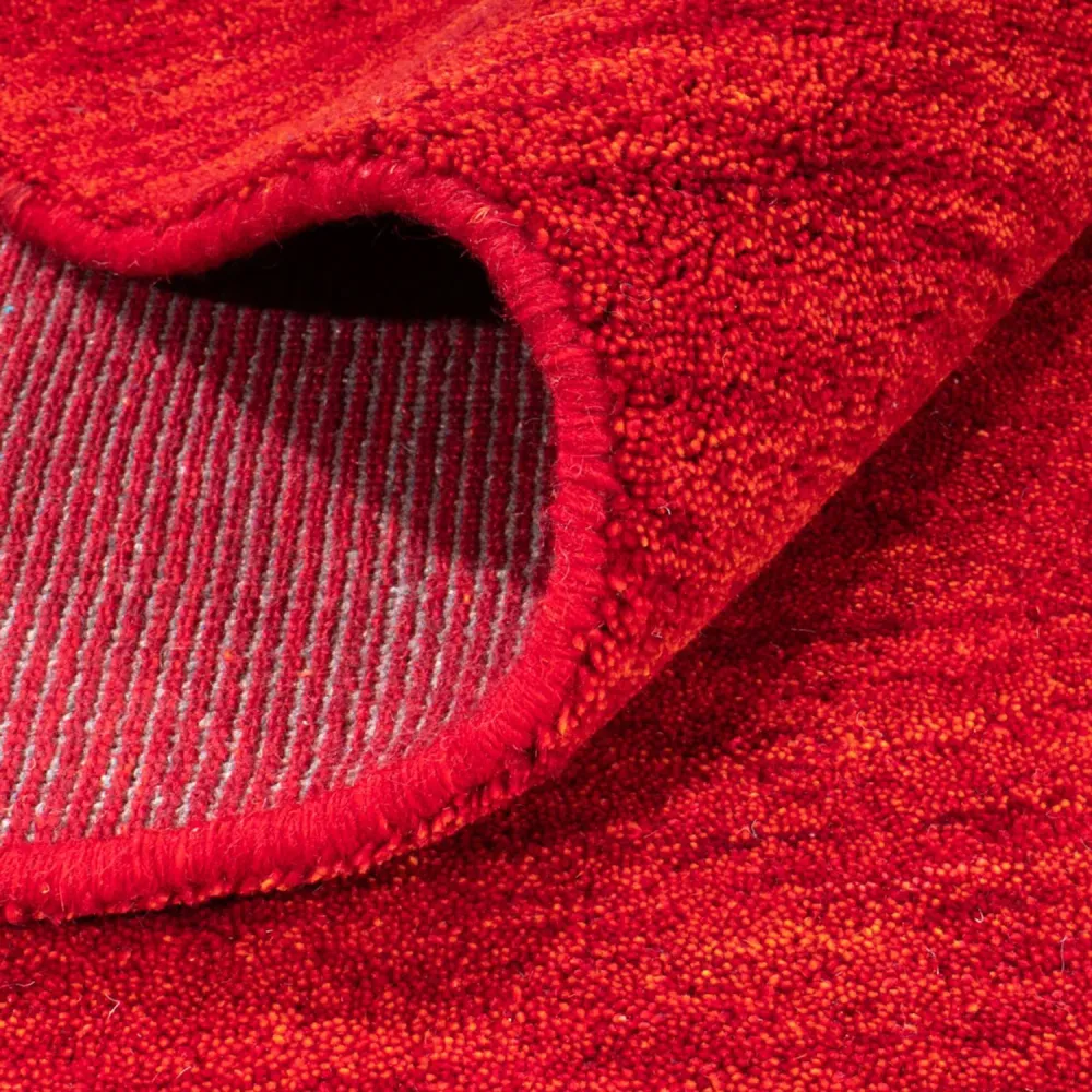 Tapete Gabbeh - Softy praç - 200 x 200 cm - vermelho