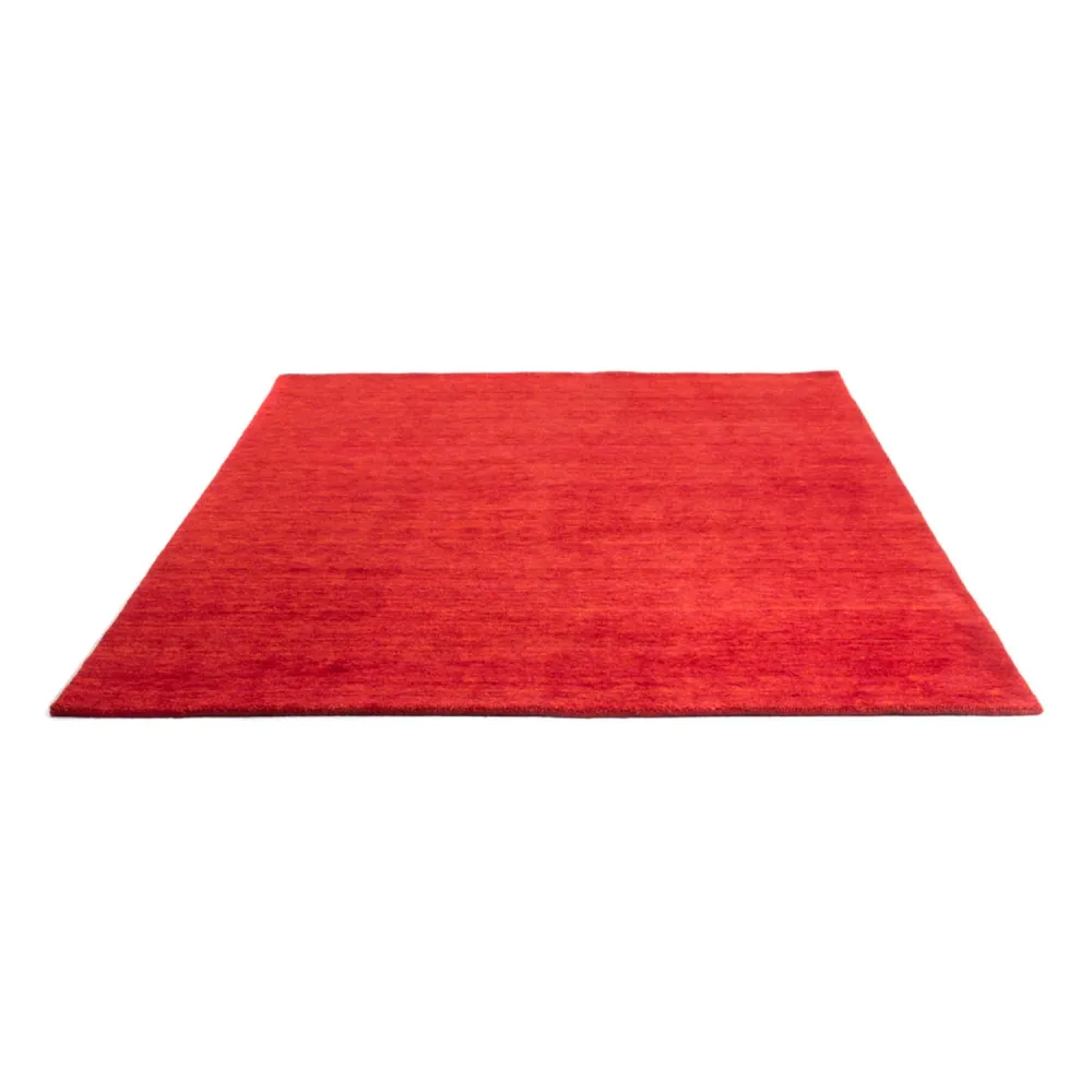Tapete Gabbeh - Softy praç - 200 x 200 cm - vermelho
