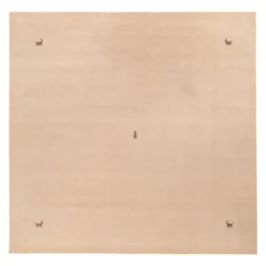 Tapete Gabbeh - Softy praç - 250 x 250 cm - bege
