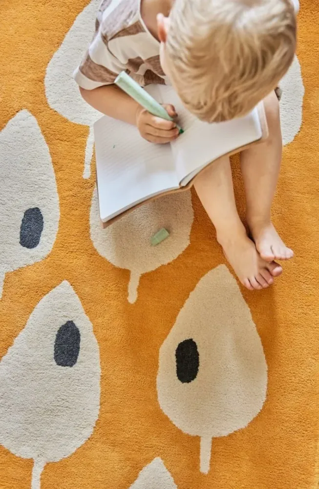 Tapete Infantil Floresta Abricó 120 x 170 Cm