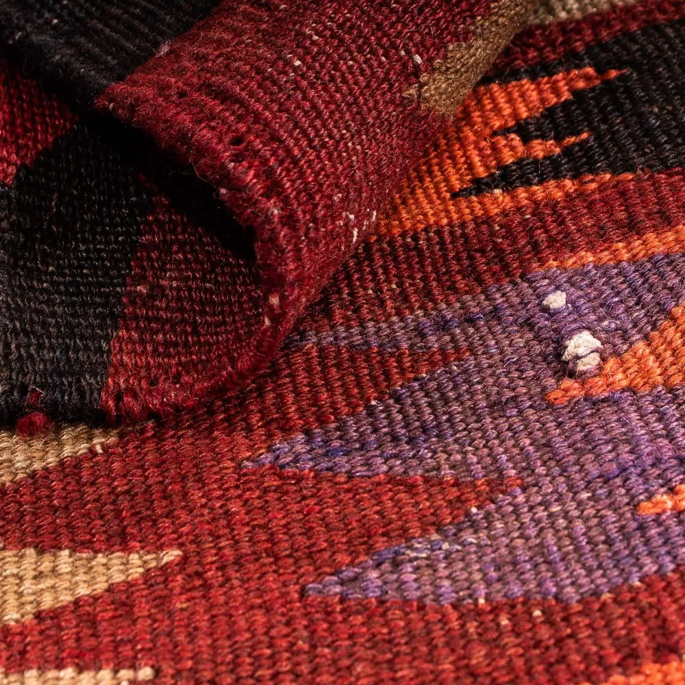 Tapete Kelim - Antigo - 115 x 75 cm - multicolorido