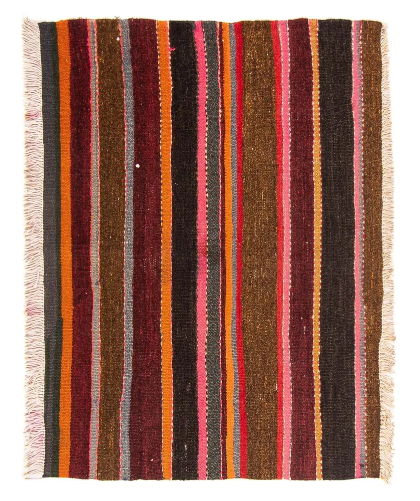 Tapete Kelim - Antigo - 115 x 85 cm - multicolorido