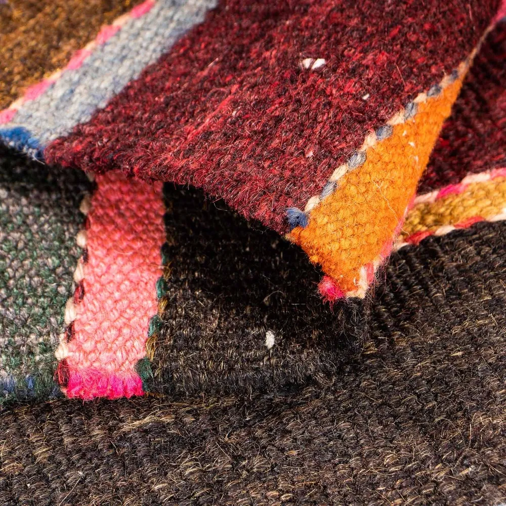 Tapete Kelim - Antigo - 115 x 85 cm - multicolorido