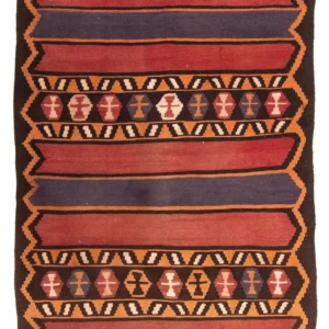 Tapete Kelim - Antigo - 180 x 140 cm - multicolorido