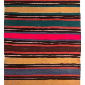 Tapete Kelim - Antigo - 190 x 175 cm - multicolorido