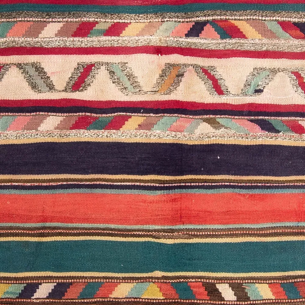 Tapete Kelim - Antigo - 204 x 184 cm - multicolorido