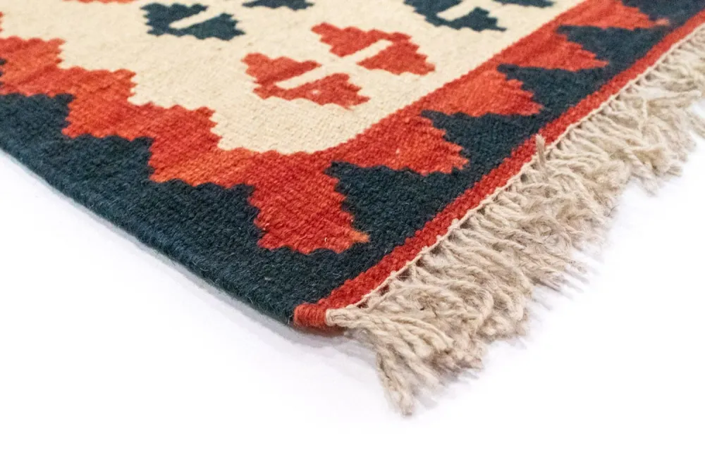 Tapete Kelim - Oriental - 118 x 79 cm - multicolorido