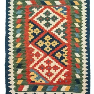 Tapete Kelim - Oriental - 120 x 80 cm - verde