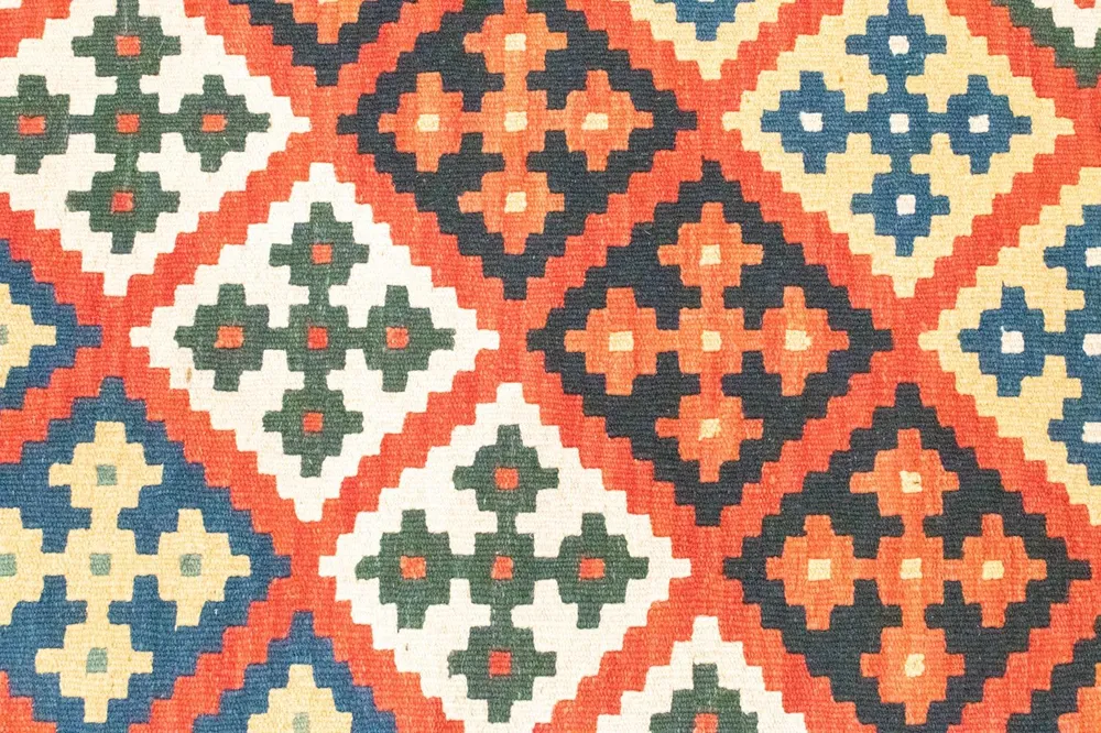 Tapete Kelim - Oriental - 121 x 85 cm - multicolorido