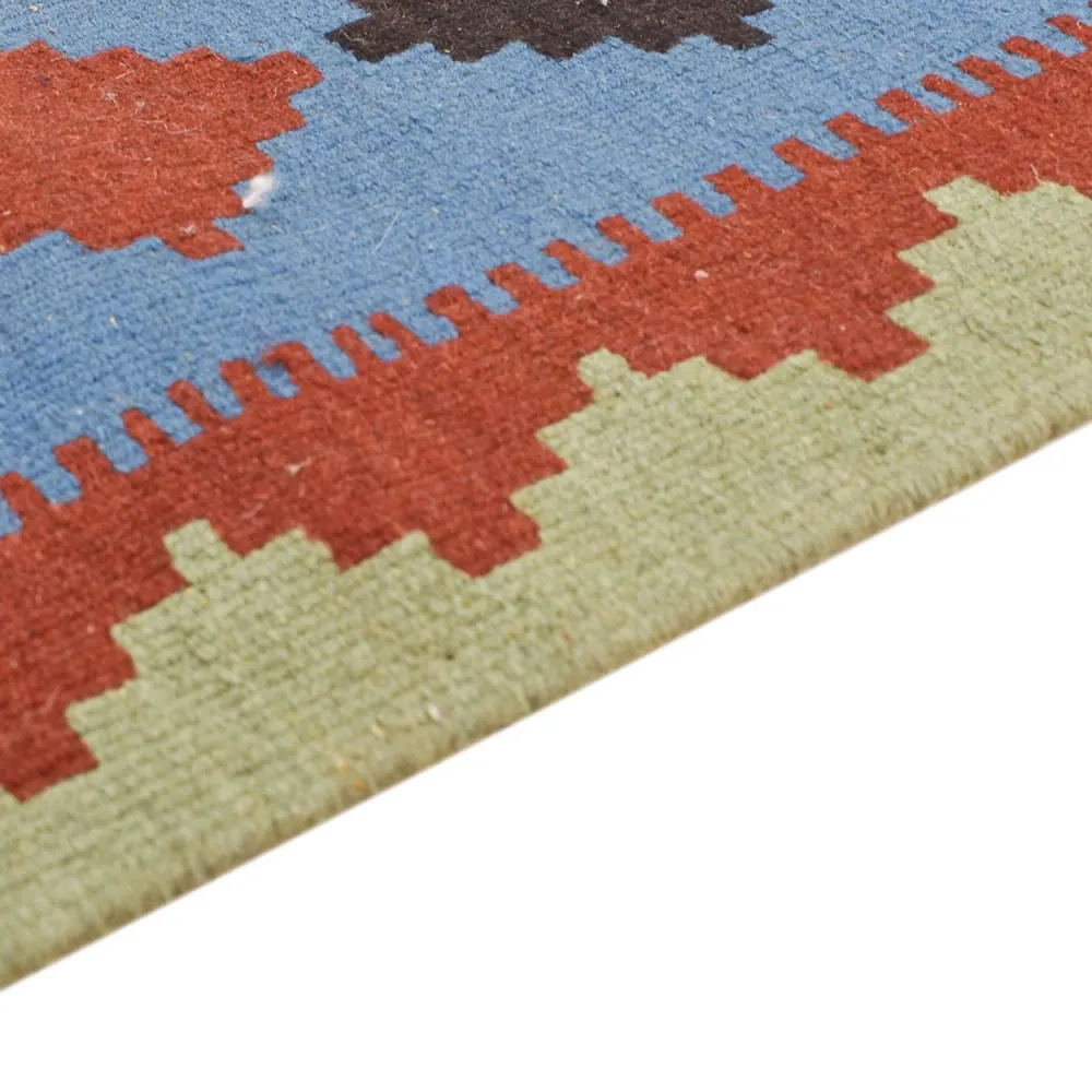 Tapete Kelim - Oriental - 140 x 103 cm - multicolorido