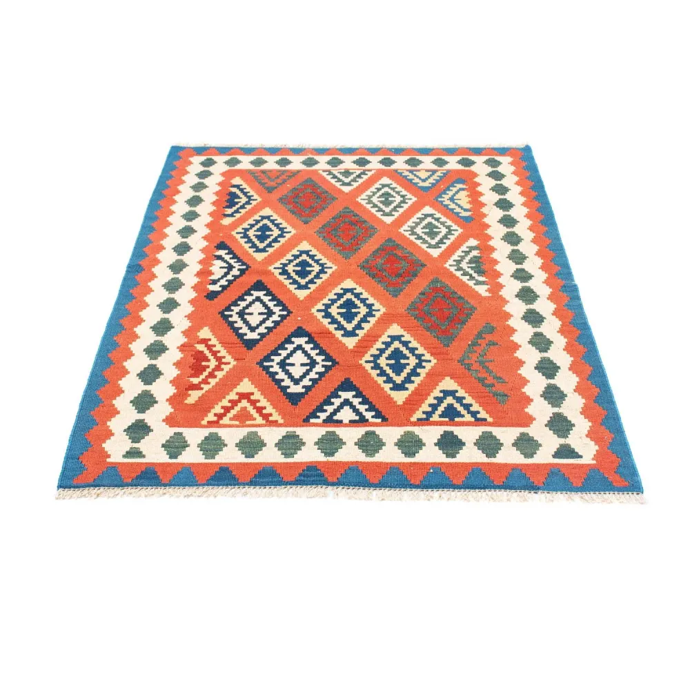 Tapete Kelim - Oriental - 140 x 105 cm - vermelho