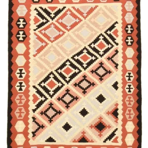 Tapete Kelim - Oriental - 145 x 102 cm - multicolorido