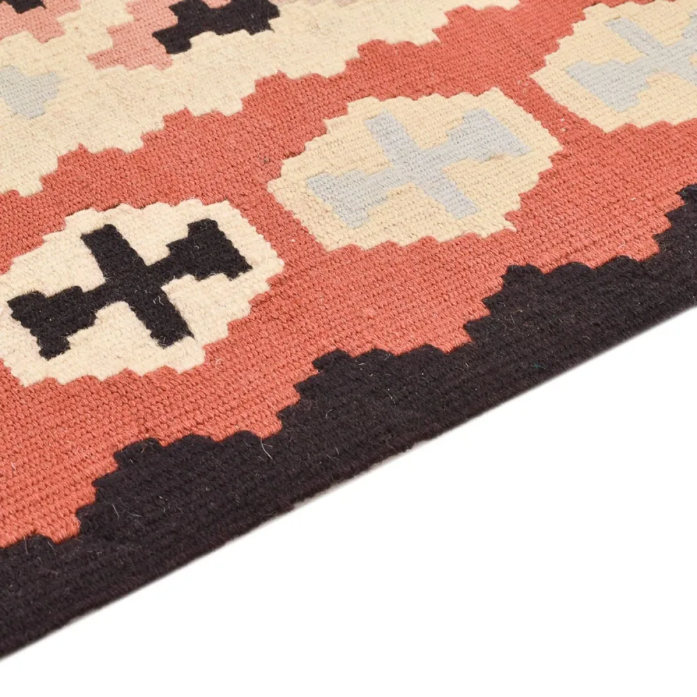 Tapete Kelim - Oriental - 145 x 102 cm - multicolorido