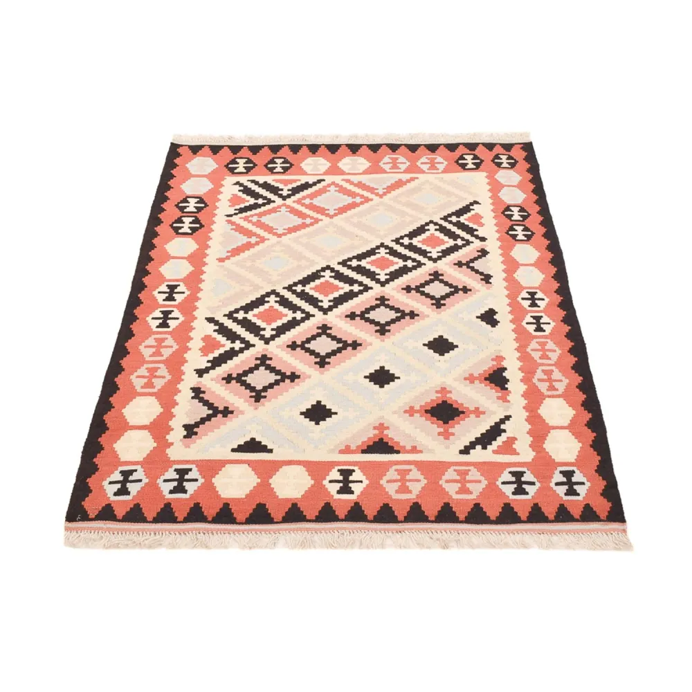 Tapete Kelim - Oriental - 145 x 102 cm - multicolorido