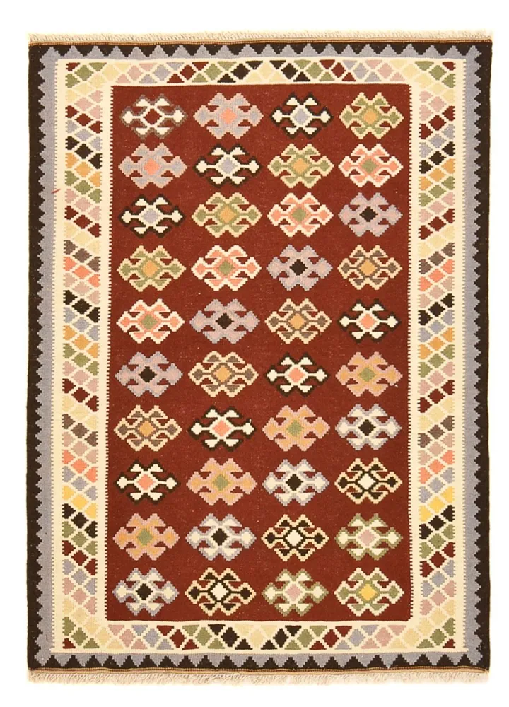 Tapete Kelim - Oriental - 145 x 106 cm - multicolorido