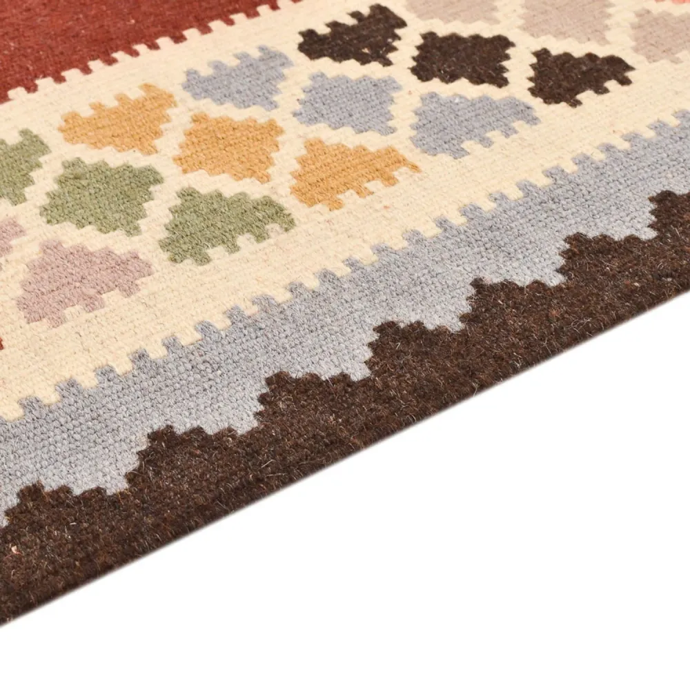 Tapete Kelim - Oriental - 145 x 106 cm - multicolorido