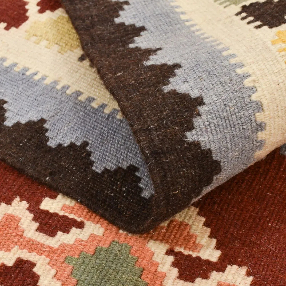 Tapete Kelim - Oriental - 145 x 106 cm - multicolorido