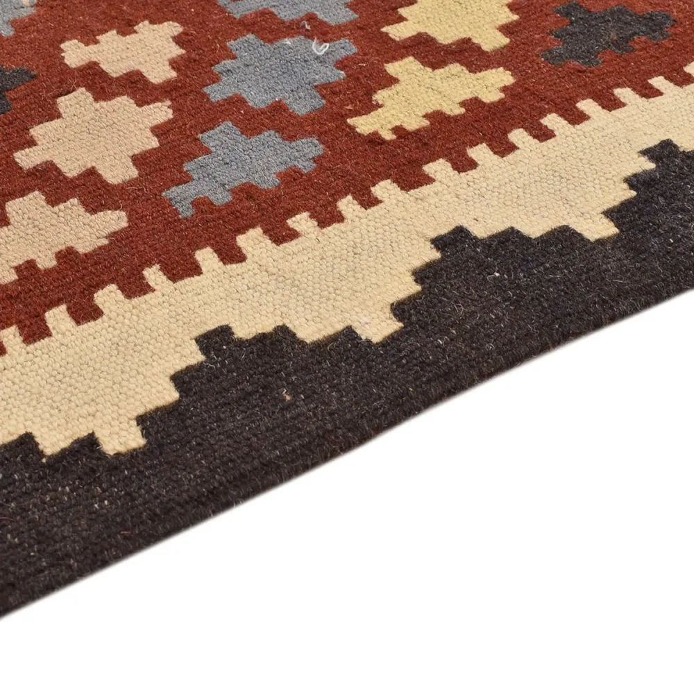 Tapete Kelim - Oriental - 146 x 102 cm - multicolorido